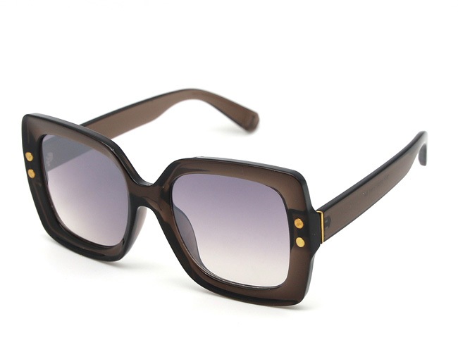 小顔スクエアサングラス｜ブラウン 3901