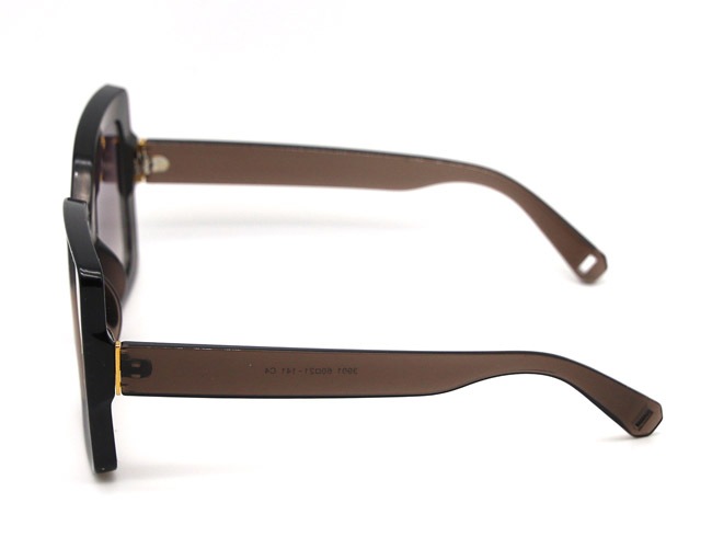 小顔スクエアサングラス｜ブラウン 3901