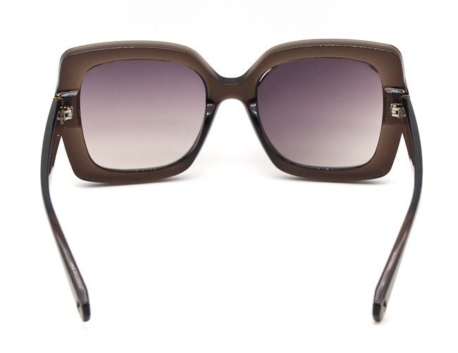 小顔スクエアサングラス｜ブラウン 3901