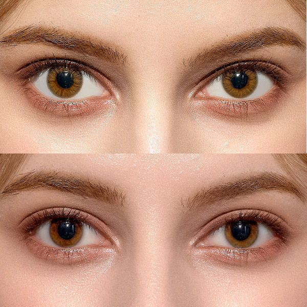 ストーンブラウン｜ナチュラルトーンアップカラコン｜1年/～－8.00