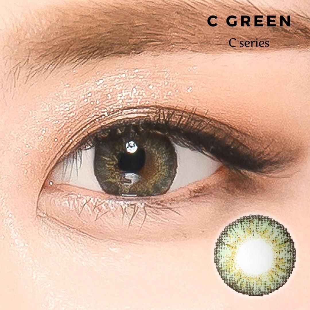 シーグリーン C GREEN｜ノーマルサイズ/１年カラコン/～-8.00