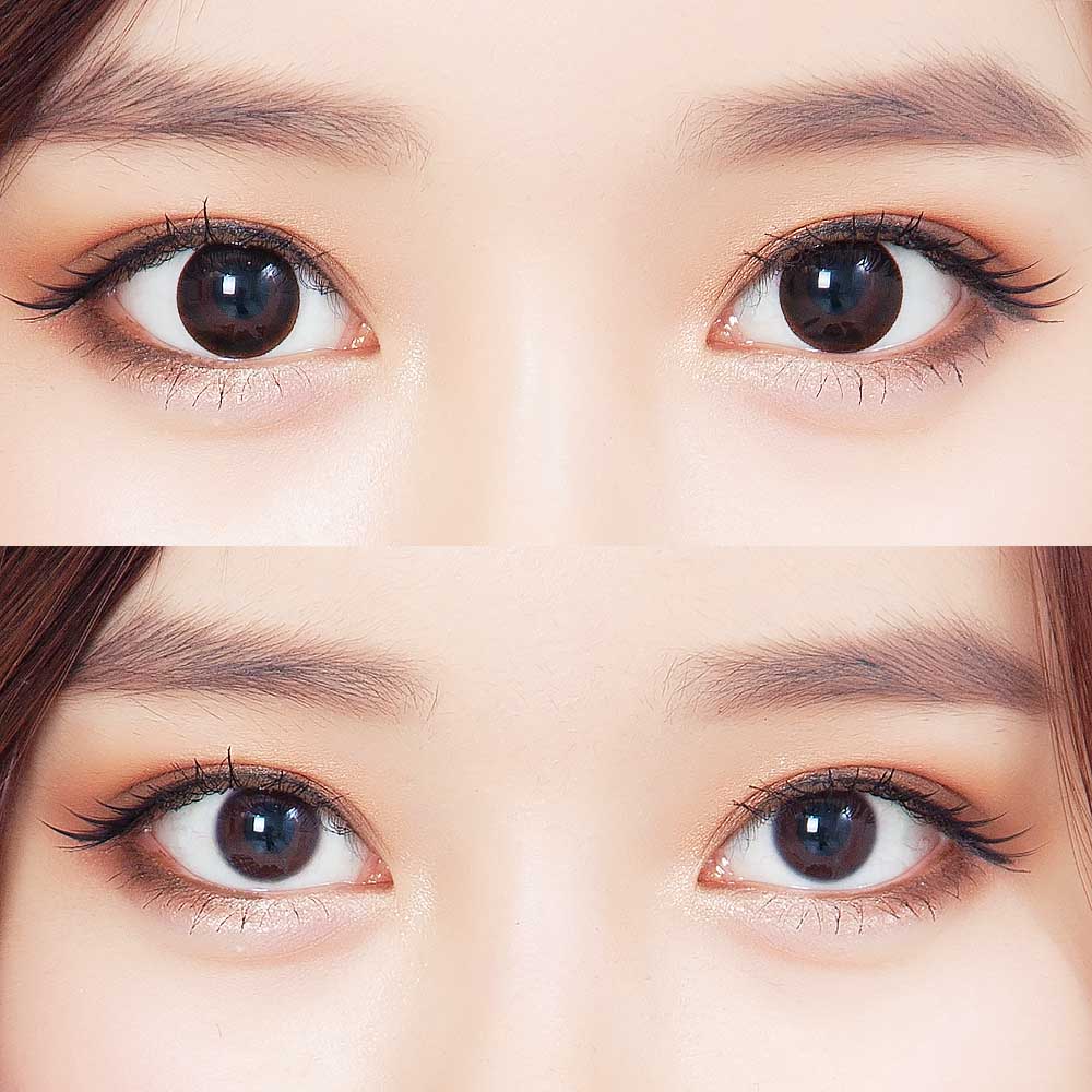 グロッシーブラウン GLOSSY BROWN｜シンプルなナチュラルカラコン1年