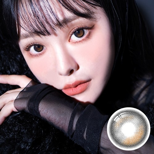 オリアナエッジプラス シェードグレー|6ヶ月~1年|ORIANA Edge Plus Shade Gray アイシャ I-SHA ~-8.00/2枚入り