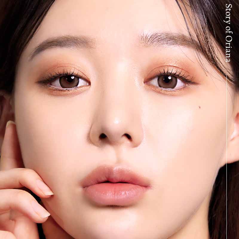 オリアナ ミューンブラウン｜6ヶ月～1年｜ORIANA Mune BROWNアイシャカラコンI-SHA ～－8.00/2枚入り