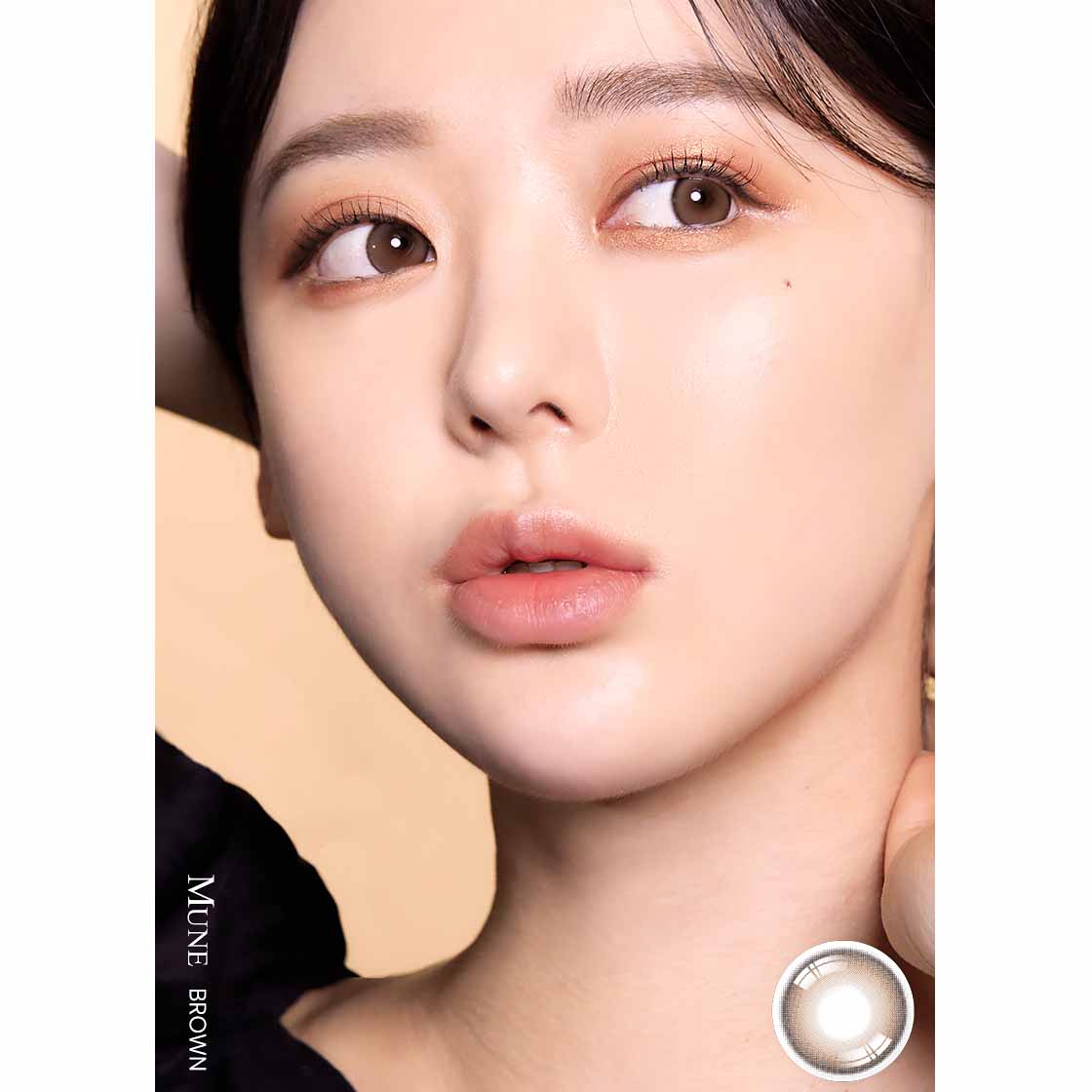 オリアナ ミューンブラウン｜6ヶ月～1年｜ORIANA Mune BROWNアイシャカラコンI-SHA ～－8.00/2枚入り