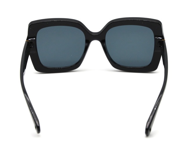 小顔スクエアサングラス｜ブラック 3901