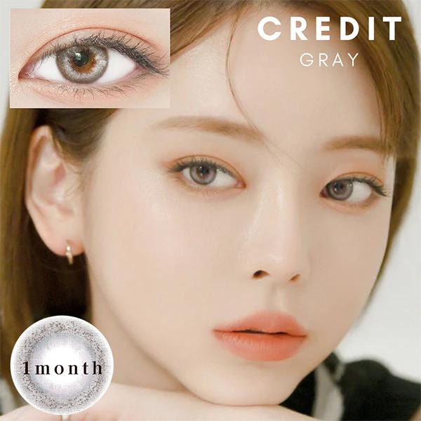 Credit Gray クレジットグレー|1ヶ月 マンスリー| lensrang レンズラン ~-10.00/2枚入