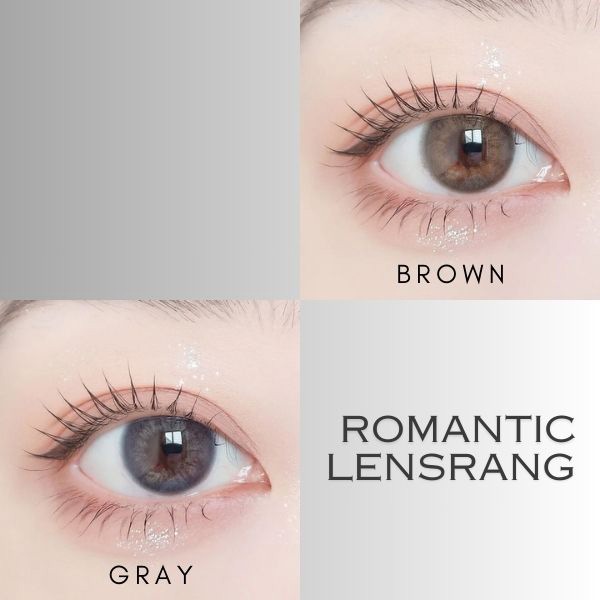 ロマンティックブラウン Romantic Brown｜１ヶ月 マンスリー｜ lensrang レンズラン ～-10.00/2枚入