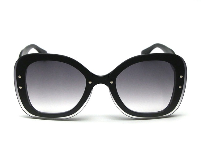 スクエアグラデーションサングラス｜ブラック 3905