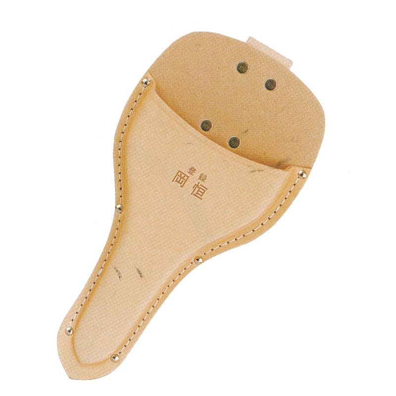 岡恒 132 植木鋏用皮サック ロング 型入れ