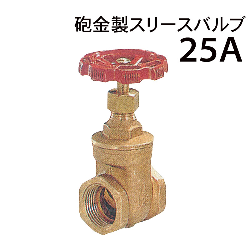 モリマーサム樹脂  砲金製スリースバルブ 25A