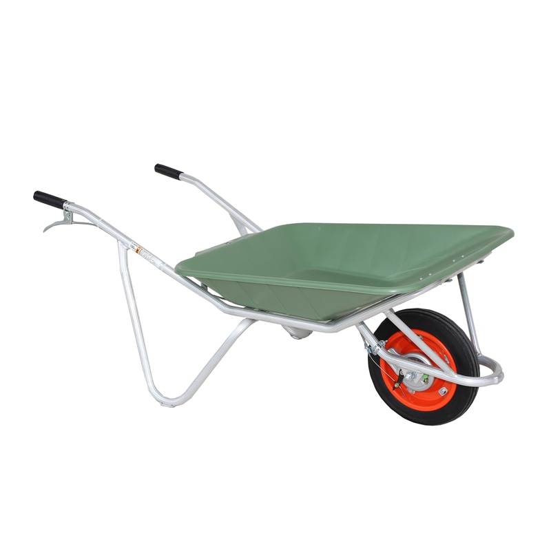 ハラックス アルミ一輪車 プラバケット付 ブレーキ付 CFB-2 エアータイヤ