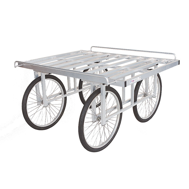 ハラックス 楽太郎 アルミ製 伸縮式サイドガード付収穫台車 強力型 RA