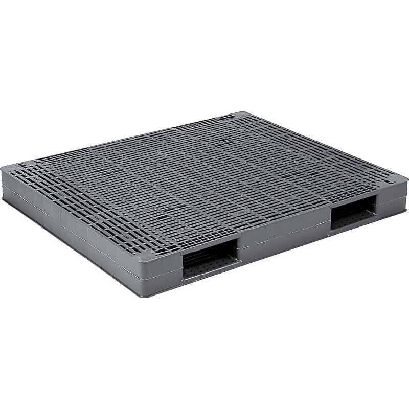 三甲 サンコー プラスチックパレット2方差し両面使用型 R-1214 グレー