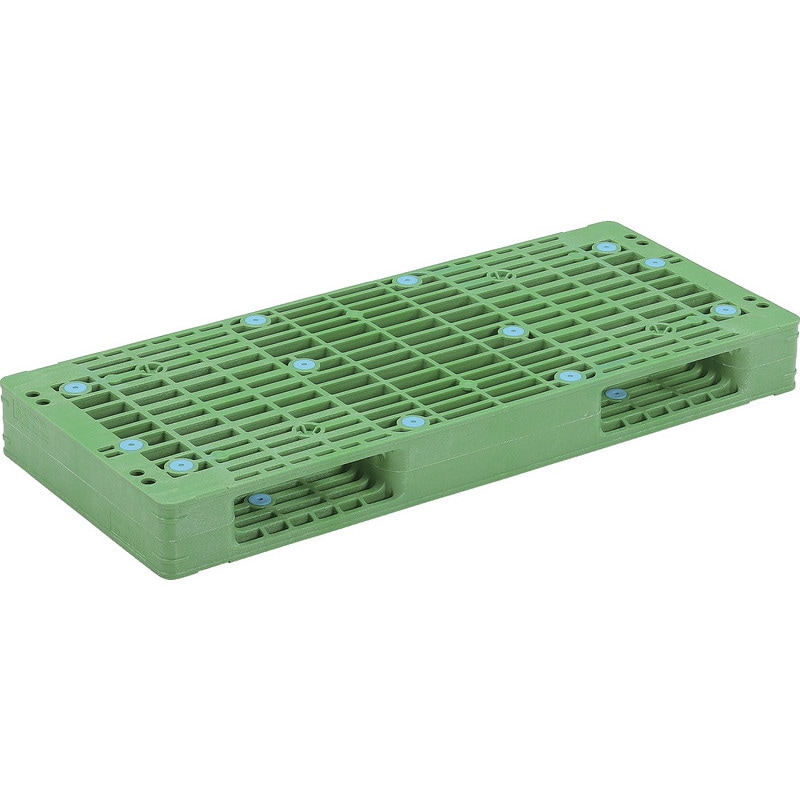 三甲 サンコー プラスチックパレット2方差し両面使用型 R2-047110F グリーン