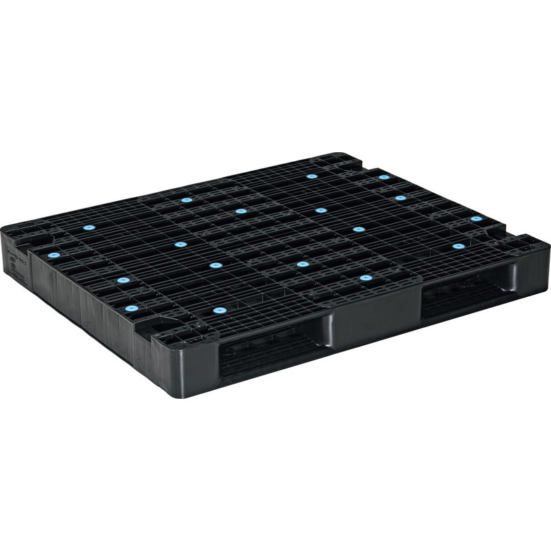 三甲 サンコー プラスチックパレット2方差し両面使用型 R2-1012-2 ブラック