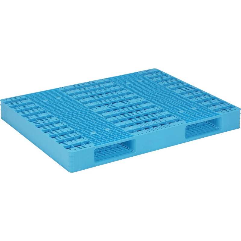 三甲 サンコー プラスチックパレット2方差し両面使用型 R2-1114-5 ライトブルー