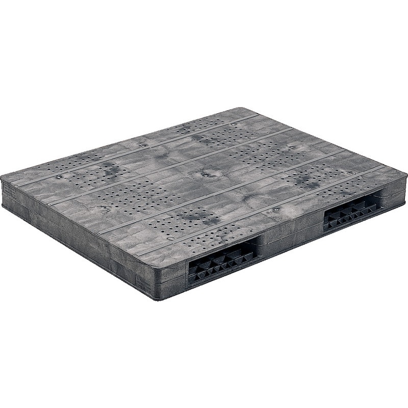 三甲 サンコー プラスチックパレット2方差し両面使用型 R2-1114F-5 グレー