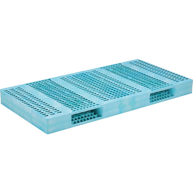 三甲 サンコー プラスチックパレット2方差し両面使用型 R2-1122F ライトブルー