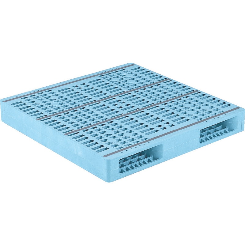 三甲 サンコー プラスチックパレット2方差し両面使用型 R2-115115F ライトブルー