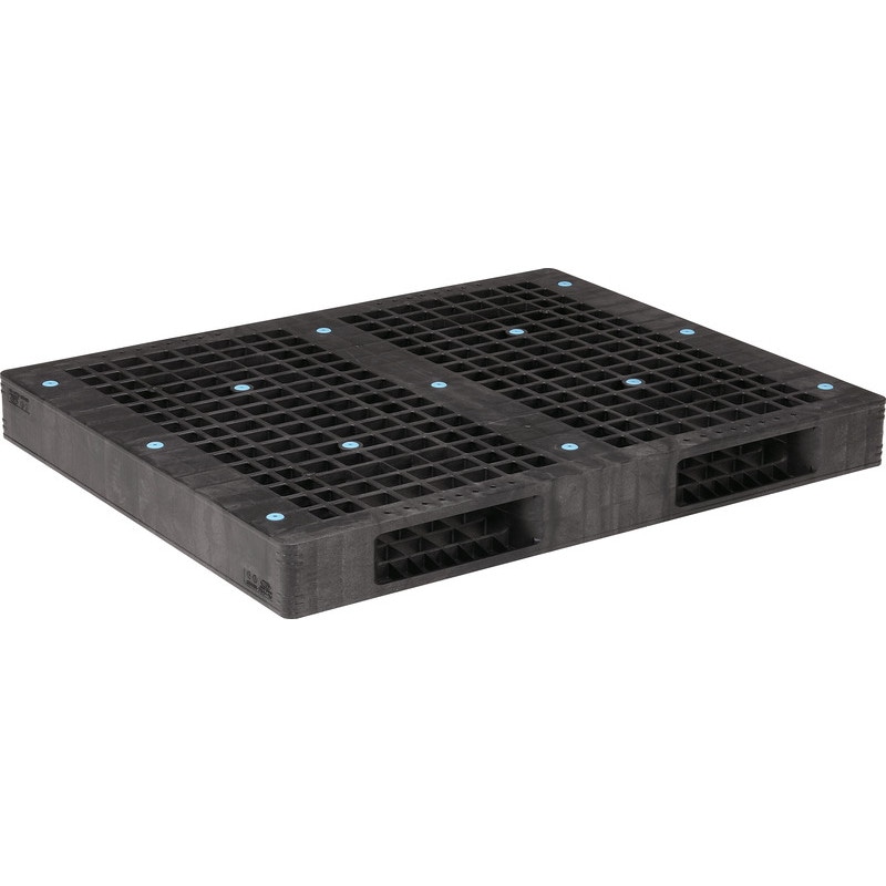 三甲 サンコー プラスチックパレット2方差し両面使用型 R2-115145F ブラック