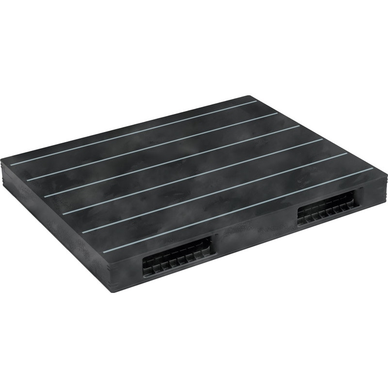 三甲 サンコー プラスチックパレット2方差し両面使用型 R2-1215F-2 ブラック