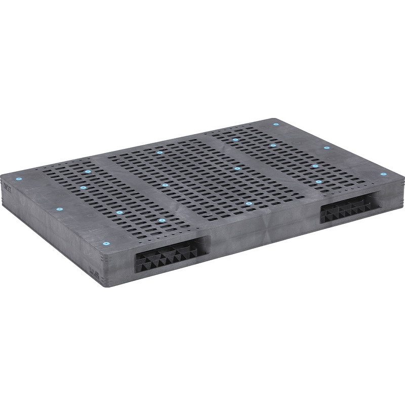 三甲 サンコー プラスチックパレット2方差し両面使用型 R2-1218F グレー