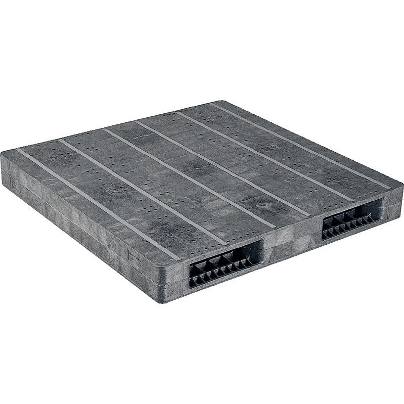 三甲 サンコー プラスチックパレット2方差し両面使用型 R2-125125F グレー