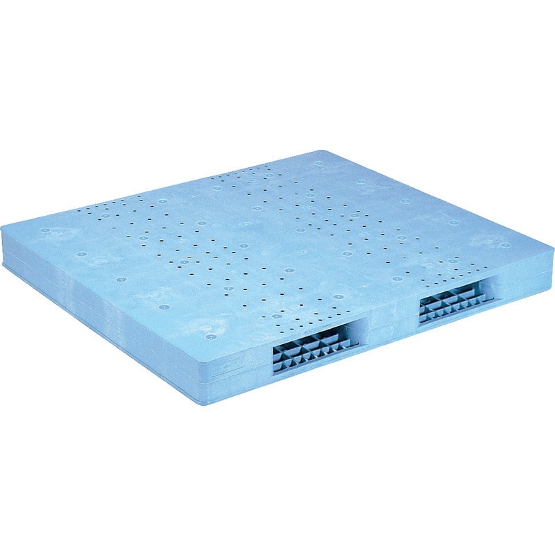 三甲 サンコー プラスチックパレット2方差し両面使用型 R2-1315F ライトブルー