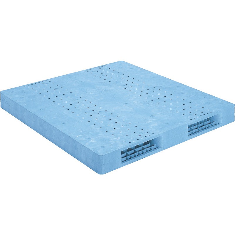 三甲 サンコー プラスチックパレット2方差し両面使用型 R2-1616F ライトブルー