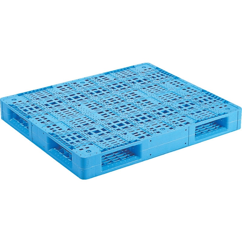 三甲 サンコー プラスチックパレット4方差し両面使用型 R4-1012 ライトブルー