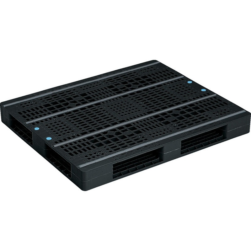 三甲 サンコー プラスチックパレット4方差し両面使用型 R4-1012-2 ブラック