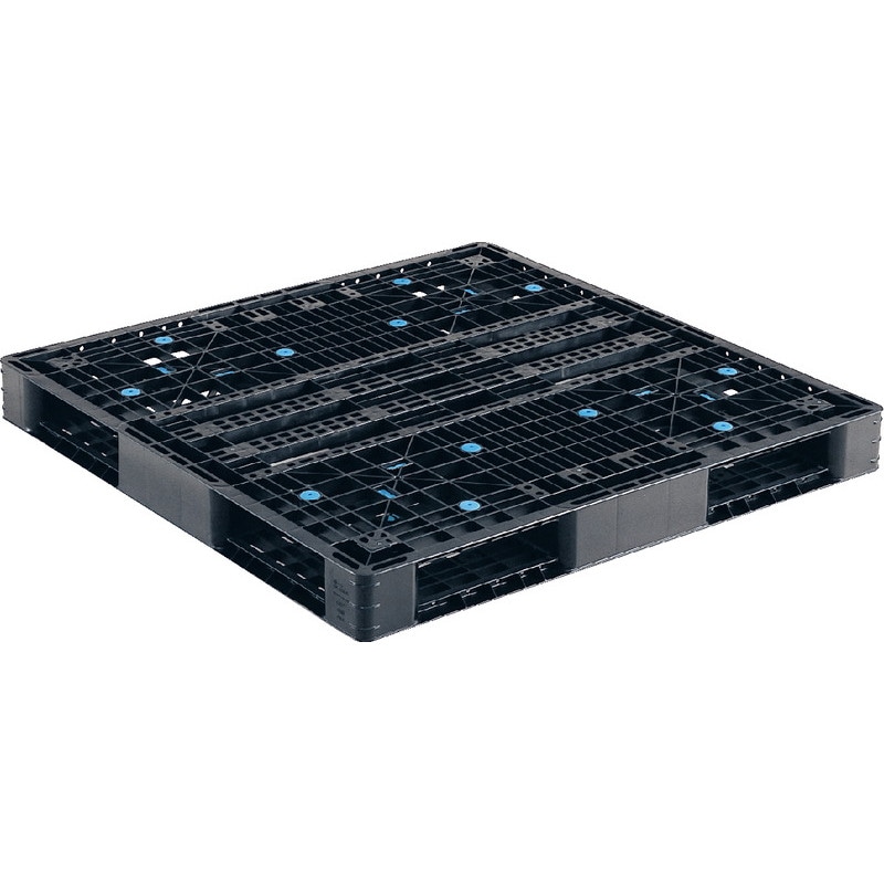 三甲 サンコー プラスチックパレット4方差し両面使用型 R4-1111-5 ブラック