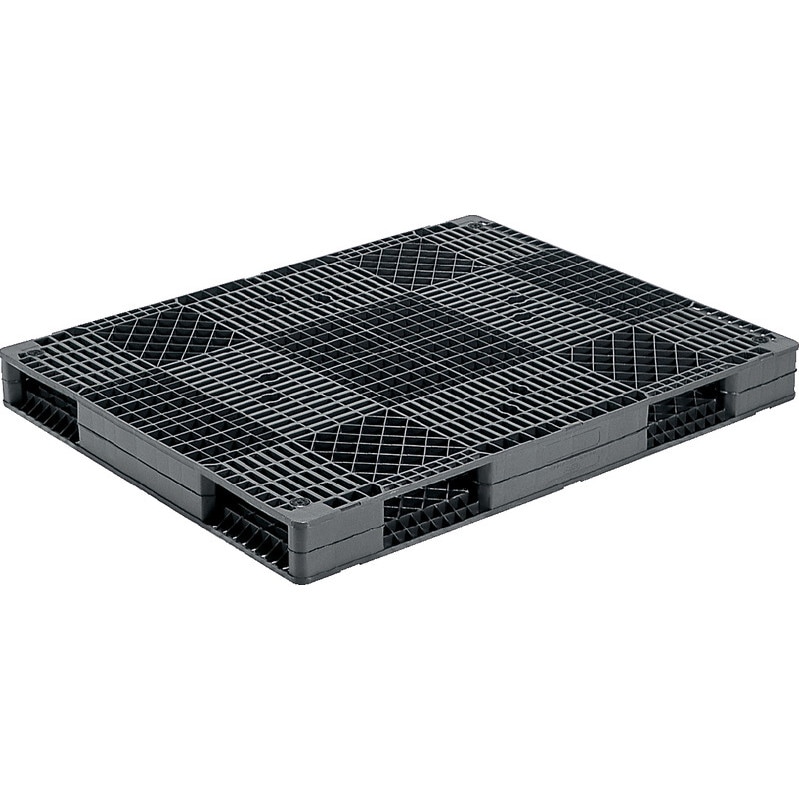 三甲 サンコー プラスチックパレット4方差し両面使用型 R4-1114-2 グレー