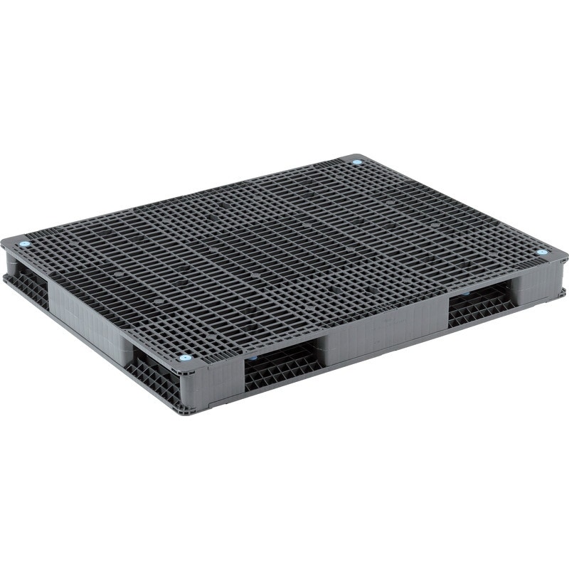 三甲 サンコー プラスチックパレット4方差し両面使用型 R4-1114-5 グレー