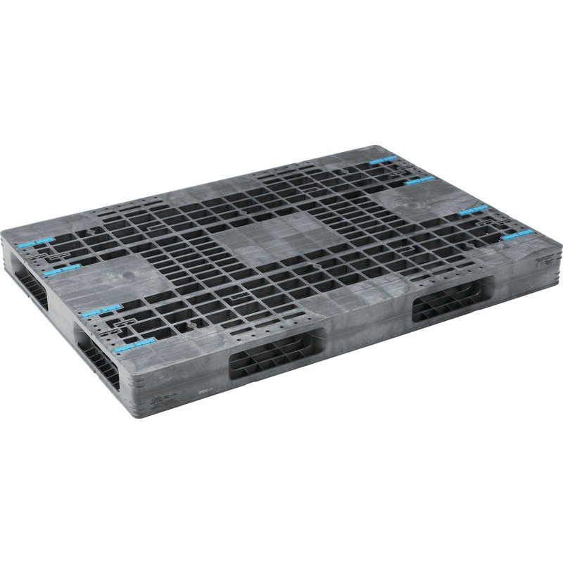 三甲 サンコー プラスチックパレット4方差し両面使用型 R4-115165F グレー
