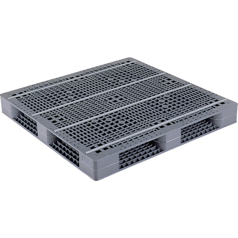 三甲 サンコー プラスチックパレット4方差し両面使用型 R4-1313 グレー