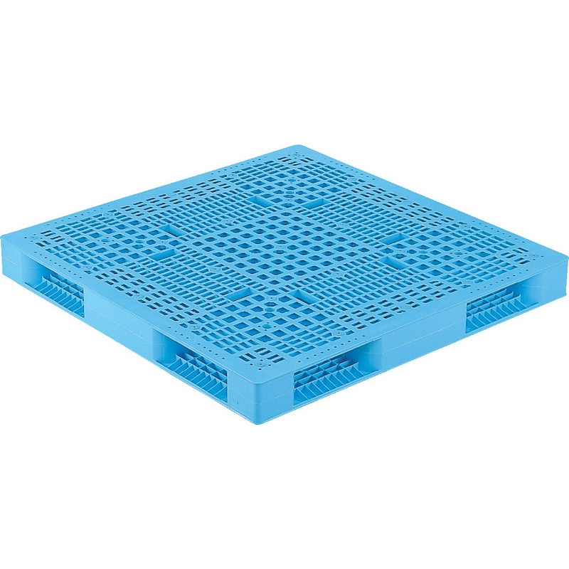三甲 サンコー プラスチックパレット4方差し両面使用型 R4-1515 ライトブルー