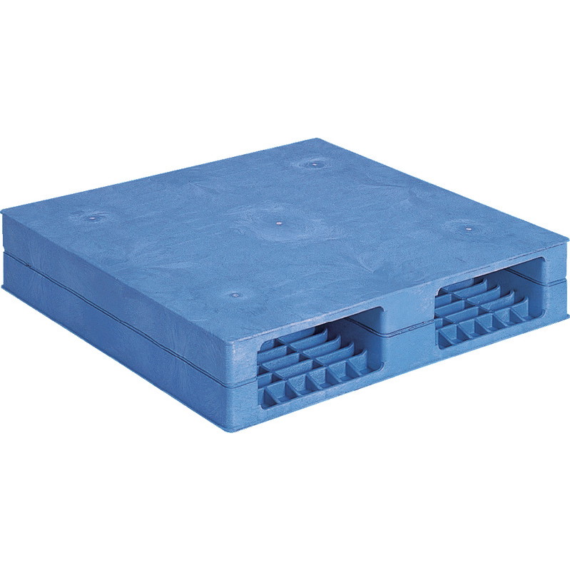三甲 サンコー プラスチックパレット2方差し両面使用型 R-606F ブルー