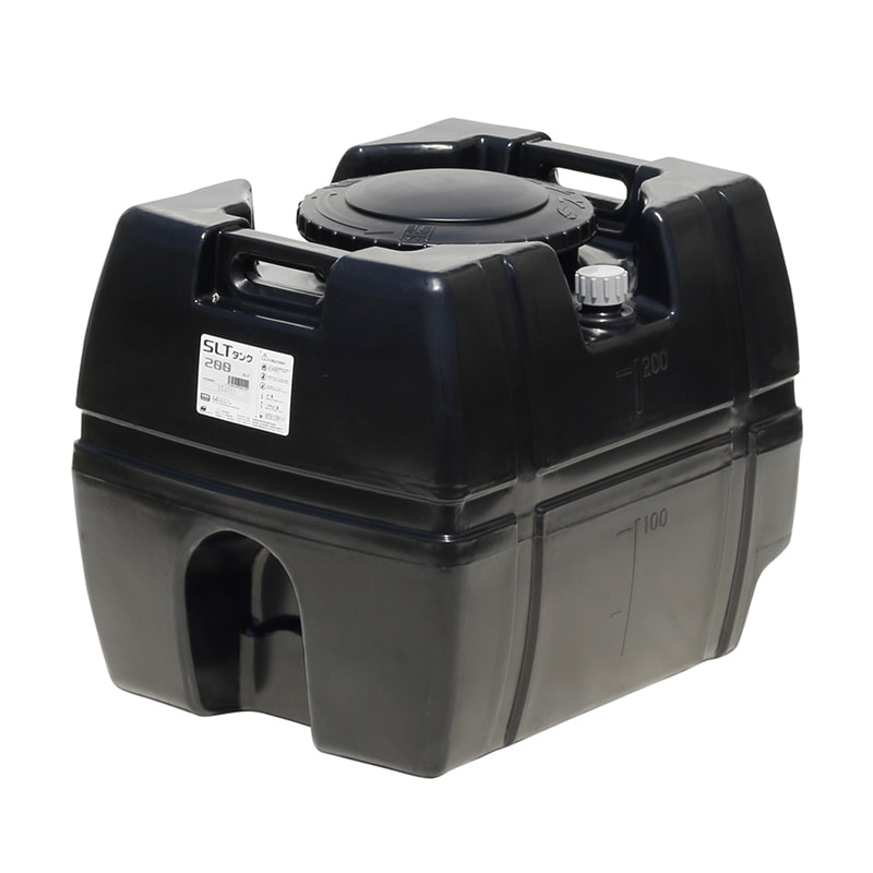 スイコー SLTタンク SLT-200 容量200L ブラック 液体運搬用 スーパーローリータンク