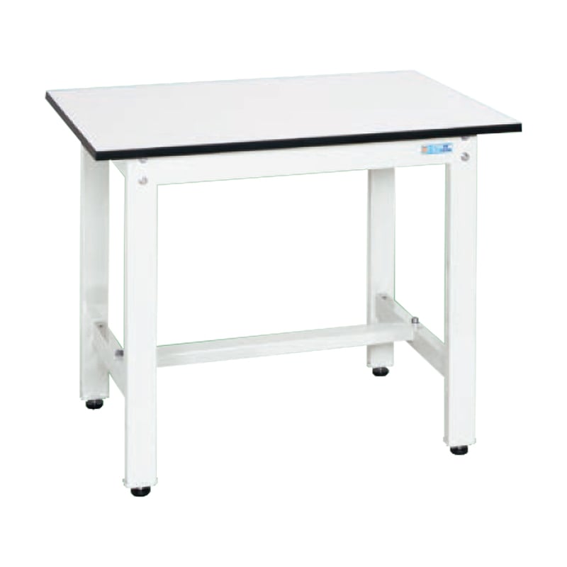 サカエ 軽量作業台 KKタイプ パールホワイト 抗菌 均等耐荷重350kg ポリエステル天板 H740固定式 KK-38LW