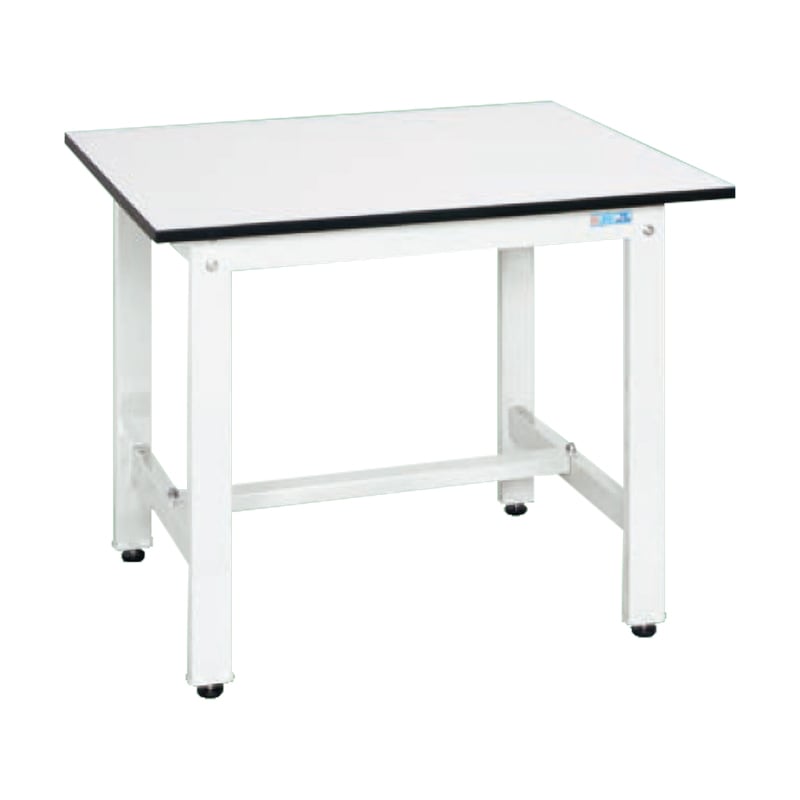 サカエ 軽量作業台 KKタイプ パールホワイト 抗菌 均等耐荷重350kg ポリエステル天板 H740固定式 KK-39LW