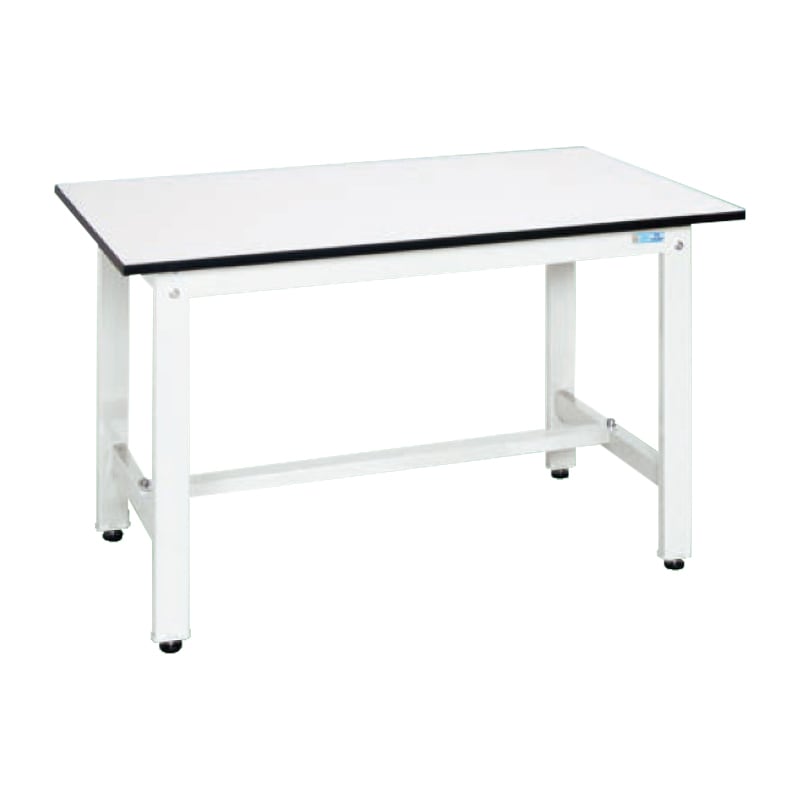 サカエ 軽量作業台 KKタイプ パールホワイト 抗菌 均等耐荷重350kg ポリエステル天板 H740固定式 KK-49LW