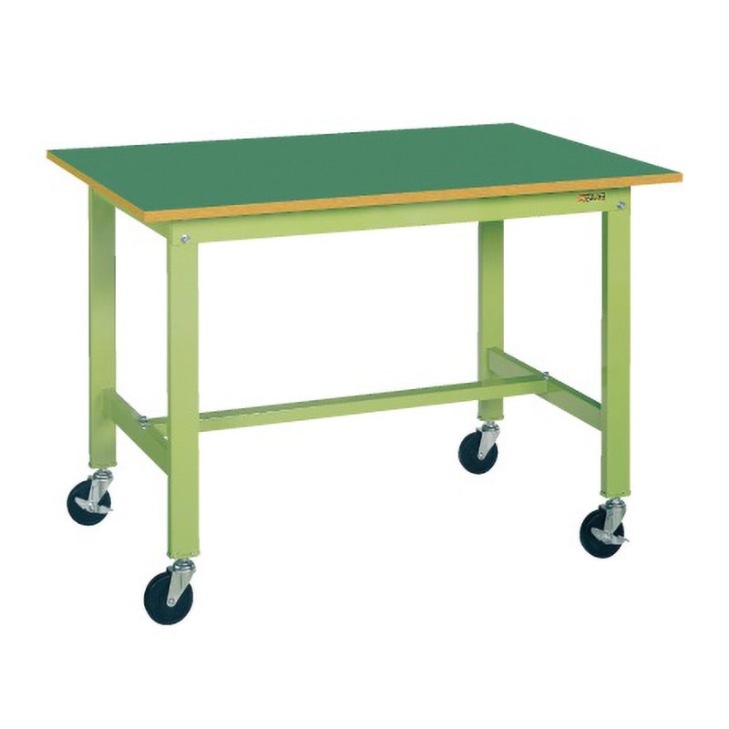 サカエ 軽量作業台 KKタイプ 均等耐荷重200kg サカエリューム天板 移動式 KK-49FB2