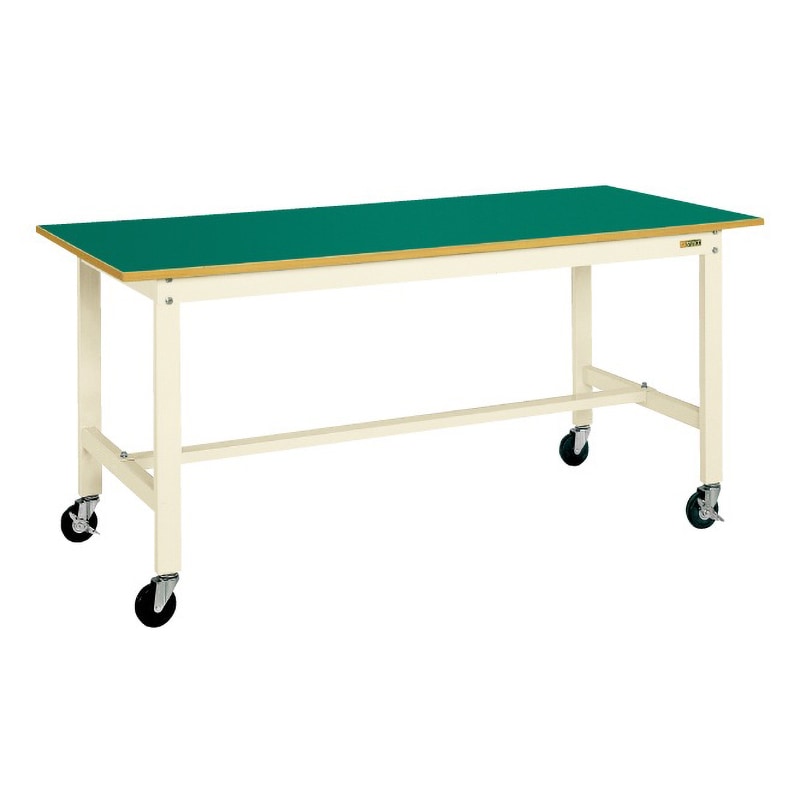 サカエ 軽量作業台 KKタイプ 均等耐荷重200kg サカエリューム天板 移動式 KK-69FB2I