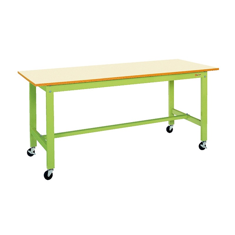 サカエ 軽量作業台 KKタイプ 均等耐荷重200kg ポリエステル天板 移動式 KK-69B1IG 