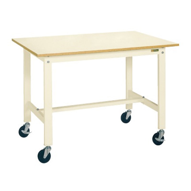 サカエ 軽量作業台 KKタイプ 均等耐荷重200kg ポリエステル天板 移動式 KK-49B2I 