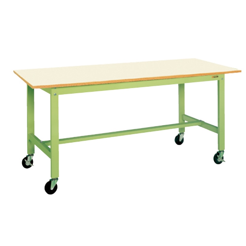 サカエ 軽量作業台 KKタイプ 均等耐荷重200kg ポリエステル天板 移動式 KK-69B2IG 