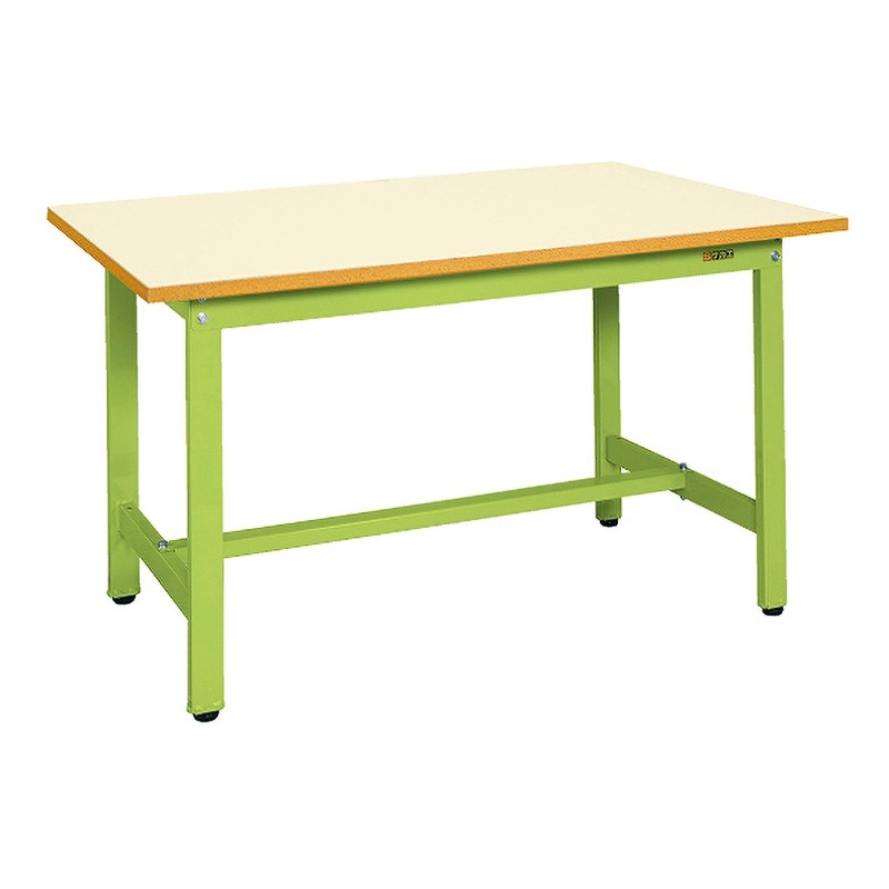 サカエ 軽量作業台 KSタイプ 均等耐荷重300kg ポリエステル天板 H740固定式 KS-126PIG