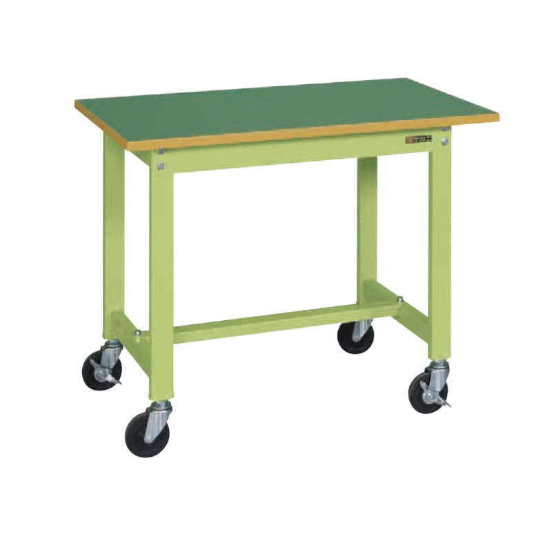 サカエ 軽量作業台 KSタイプ 均等耐荷重200kg サカエリューム天板 H740移動式 KS-096FR